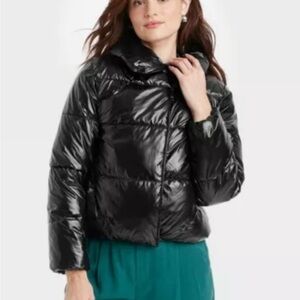 Women's Black Puffer Jacket